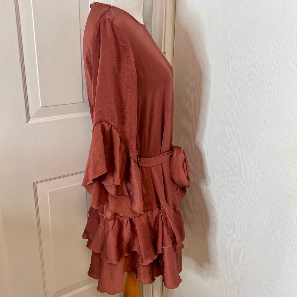 Hello Molly Ruffle Dress E2* - Picture 3 of 6